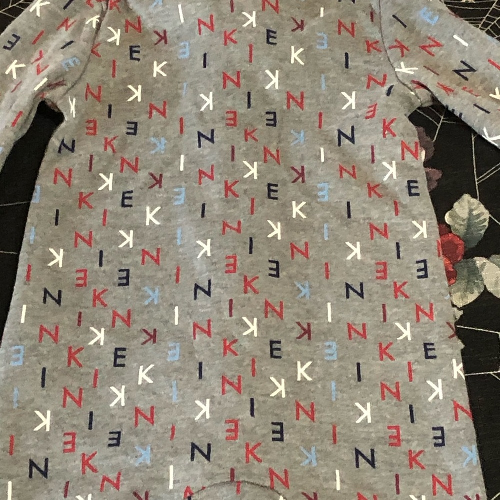 NWT NIKE AIR LOGO KIDS BUTTON ONESIE FOOTSIE 6M - Picture 10 of 13